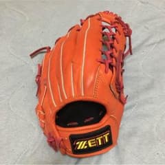 ZETT 大人用 軟式グローブ 赤のサムネイル