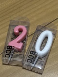数字キャンドル、数字バルーンのサムネイル
