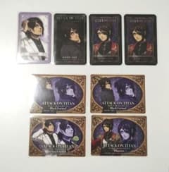 Attack Titan Karaoke Tetsu Hange Zoë Set of 8 cards
