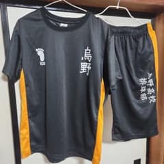 s*！様 美品ハイキュー!! 鳥野高校 排球部 Tシャツ・ハーパンセット Lジャのサムネイル
