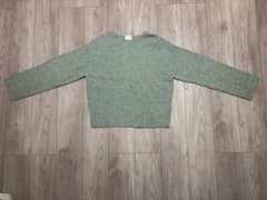 H&M リブニット セーター ライトグリーン XSのサムネイル