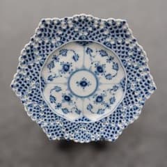 ロイヤルコペンハーゲン ブルーフル－デッド フルレース プレート直径21㎝ ロイヤルコペンハーゲン ブルーフル－デッド フルレース プレート直径