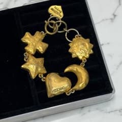 MOSCHINO モスキーノ ヴィンテージ チャームブレスレット 大ぶり