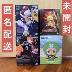 【未開封】ワンピース　フィギュア　ルフィ　ティーチ　サニー　チョパえもん　計4点 未開封】ワンピース フィギュア ルフィ ティーチ サニー チョパえもん