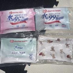 アカチャンホンポ 水99% おしりふき ウェットティッシュ 4点セットのサムネイル