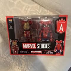 MARVEL BE@RBRICK アイアンマン スパイダーマン 2体セットのサムネイル