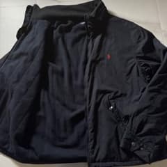 POLO RALPH LAUREN 스윙 탑 양털 안감 네이비 XL