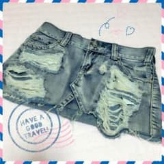 ★VENSE ダメージデニムミニ★のサムネイル