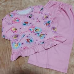 Disney Princess Pajama Set (Top and Bottom) Pink 100
