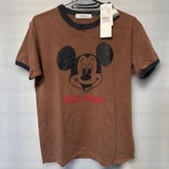 JOHNBULL MICKEY MOUSE リンガーTシャツ ブラウン S 新品 - メルカリ