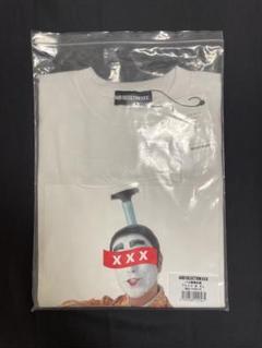 志村けん大爆笑展 バカ殿 GOD SELECTION xxx コラボTシャツ白