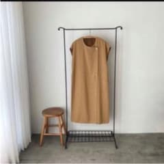 nuyuh bicolor caramel long vestのサムネイル
