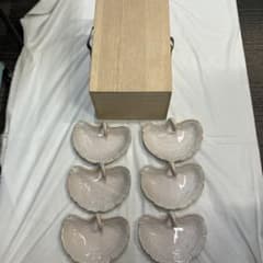 萩焼 水尾峰雲 銀杏向付 6客 共箱 - メルカリ