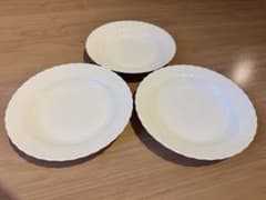 NARUMI Silky White 皿 3枚セット 23㌢オーバルカレー皿のサムネイル