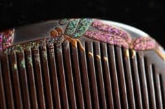Thumbnail of トンボ櫛 uピン型簪 2点まとめ