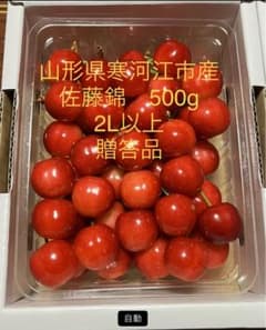 山形県産さくらんぼ 佐藤錦2L以上 特秀品 500g 贈答可 - メルカリ