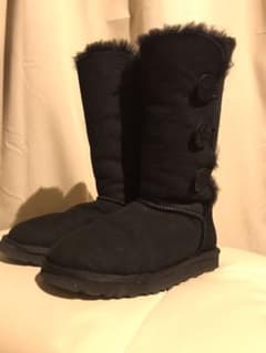 UGG アグ ロングムートンブーツ　ブラック　23cmのサムネイル