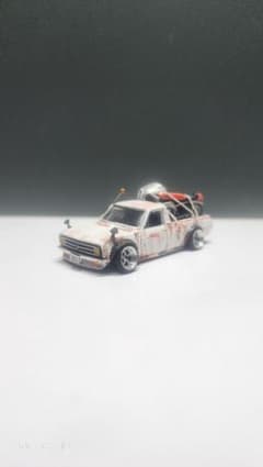 ホットウィールDatsunサニートラック改造～！全塗装～！錆び加工