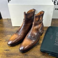 廃盤60万円 Berluti レザー　VICEVERSAダブルモンクブーツ 9 廃盤60万円 Berluti レザー VICEVERSA ダブルモンクブーツ 9 - メルカリ