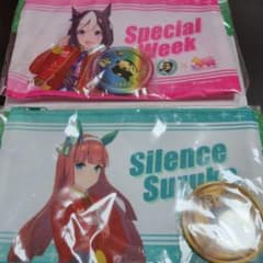 ウマ娘 ポーチ 缶バッジ セット スペシャルウィーク サイレンススズカ
