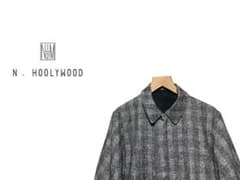 N.HOOLYWOOD リバーシブル ステンカラー コート / チェックのサムネイル