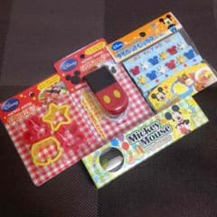 Disney ミッキー デコ弁セット 新品のサムネイル