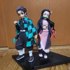 鬼滅の刃 竈門炭治郎 竈門禰豆子 フィギュア 2体セットのサムネイル