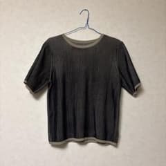 SELECT MOCA バイカラープレーティングリブニットのサムネイル