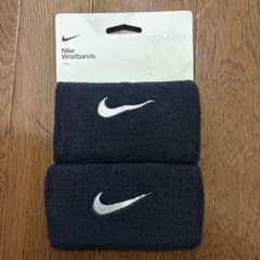 NIKE リストバンド 2個パック ネイビーのサムネイル
