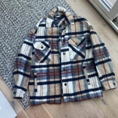 zara cpo ジャケット アウター　チェックブルゾンのサムネイル