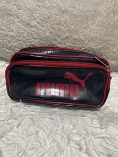 PUMA 筆箱 ペンケース ブラック レッドのサムネイル