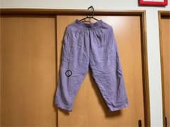 ヂェン先生の日常着　テーパードパンツ　Sサイズのサムネイル