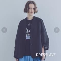 美品✨DRESSLAVE ドレスレイブ　シアーオーガンジービッグジャケット 美品✨DRESSLAVE ドレスレイブ シアーオーガンジービッグジャケット