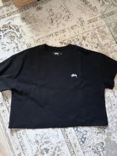Stüssy ワッフルTシャツ ブラック Mサイズのサムネイル