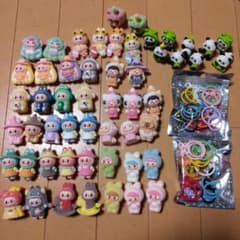 フロッキー素材フィギュア　ラブブ、ベイビースリー、しんちゃんのサムネイル