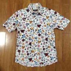 メンズ バーバリーブラックレーベル 花柄 シャツのサムネイル