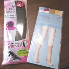 【新品未使用】グンゼ ひざ下丈ストッキング 低反発インソール 2点セットのサムネイル