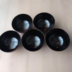 輪島塗慶塚梅型膳　　象彦　山中塗　春慶　越前塗　津軽塗 最終値下げ象彦松梅蒔絵汁椀 輪島塗 山中塗 津軽 春慶 越前 - メルカリ