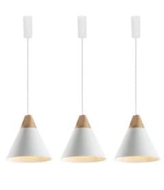 ［未使用/新品］KIVEN ペンダントライト ホワイト　3個入りのサムネイル