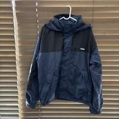 XLARGE ブラックジャケット フード付き Mサイズ XLARGE ブラック ジャケット フード付き - メルカリ