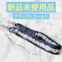 新品 マークジェイコブス ショルダー ストラップ 黒 金のサムネイル