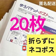 20枚】即発送◎☆匿名配送☆ゆうパケットポスト mini ミニ 専用封筒6