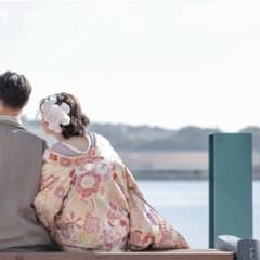胡蝶蘭　髪飾り　和装のサムネイル
