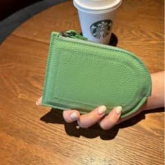 [新品]　カードケース　コインケース　小銭入れ　フラグメントケース　グリーン