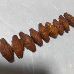 柘植(つげ) 細工 「禅師 法師 人物彫り体、9体 - メルカリ