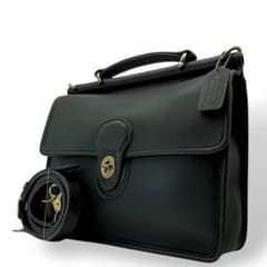 希少】COACH オールドコーチ ショルダーバッグ 2way ターンロック 緑 