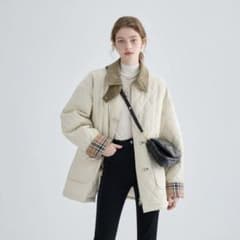 chic and things  切り替えキルティングコットンジャケットのサムネイル