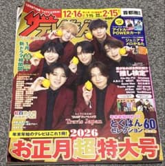 ザテレビジョン 2026お正月超特大号 切り抜きなしのサムネイル