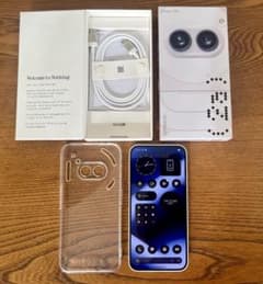 美品 Nothing Phone (2a) ミルク クリアケース付き - メルカリ