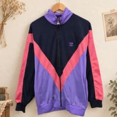 90's vintage トラックジャケット 総柄 ストリート アメカジのサムネイル